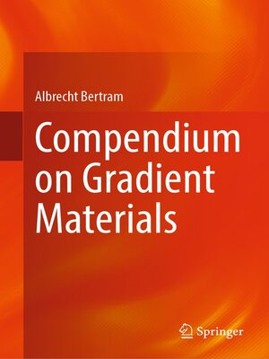 cover image of Compendium on Gradient Materials